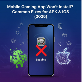 Mobile Gaming App Won’t Install? Common Fixes for APK & iOS (2025)